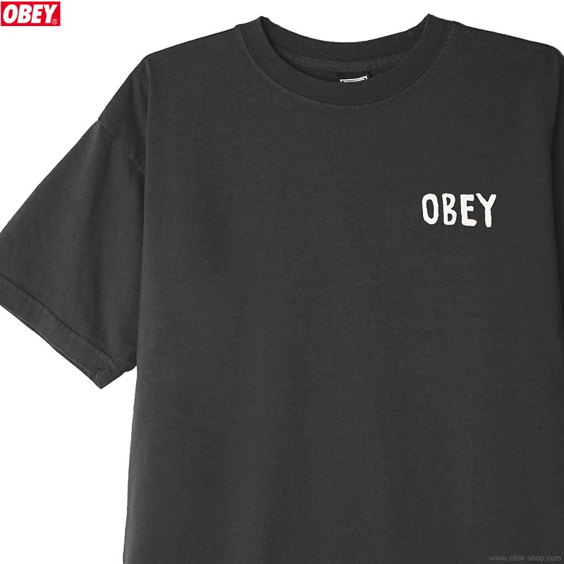 OBEY HEAVYWEIGHT TEE "OBEY OG" (OFF BLACK)