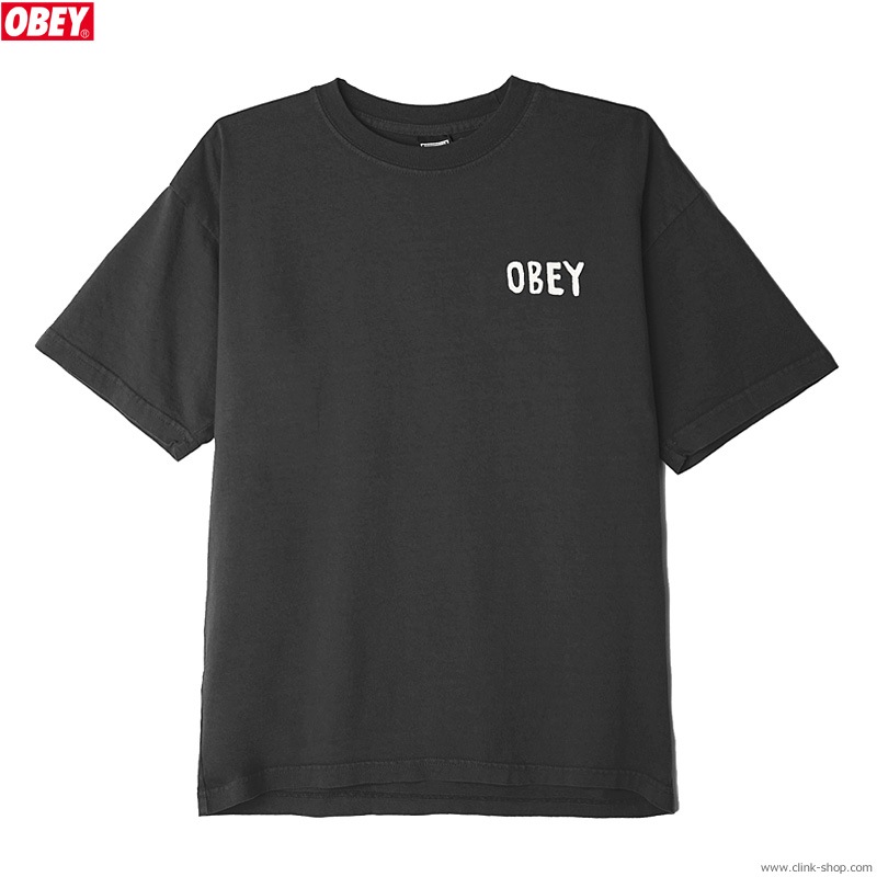 OBEY HEAVYWEIGHT TEE "OBEY OG" (OFF BLACK)