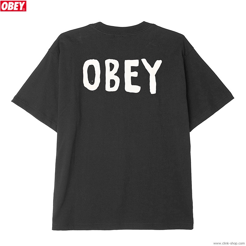 OBEY HEAVYWEIGHT TEE "OBEY OG" (OFF BLACK)