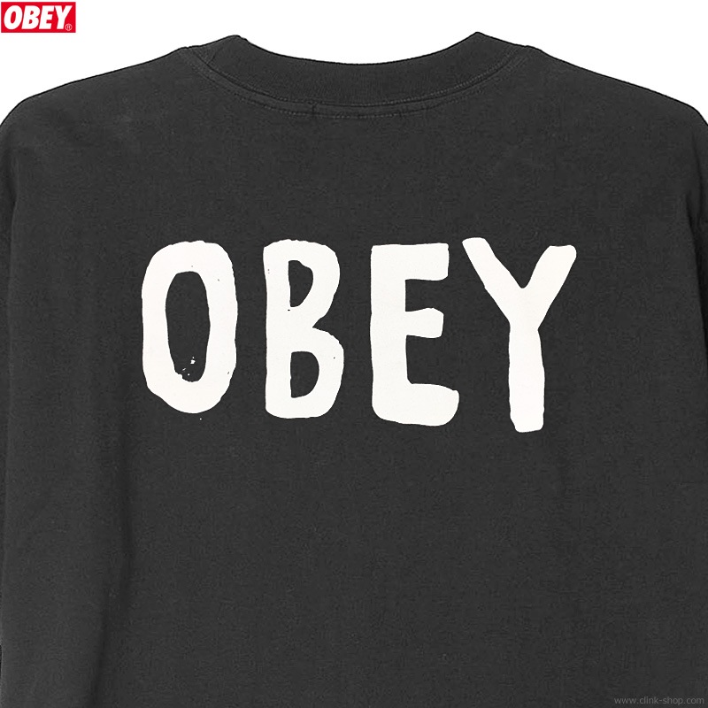 OBEY HEAVYWEIGHT TEE "OBEY OG" (OFF BLACK)