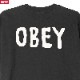 OBEY HEAVYWEIGHT TEE "OBEY OG" (OFF BLACK)