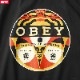 OBEY ORGANIC PIGMENT DYED TEES "OBEY SOUNDS OF DISSENT 45" (PIGMENT FADED BLACK) [SHEPARD FAIREY COLLECTION]