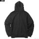 BLUCO HEAVY PILE SWEAT ZIP HOODIE -EMB- (BLACK) [145-13-016]