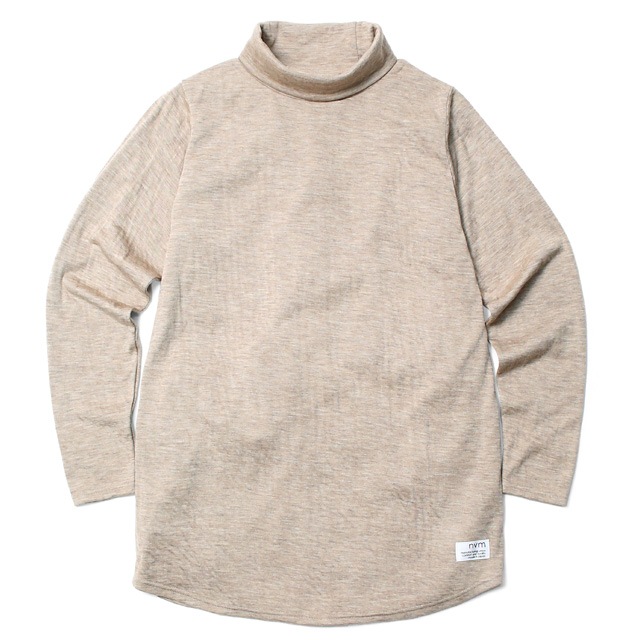 SALE 80��OFF NVM RLX HIGH NECK (BEIGE) [NVM16A-CS02]