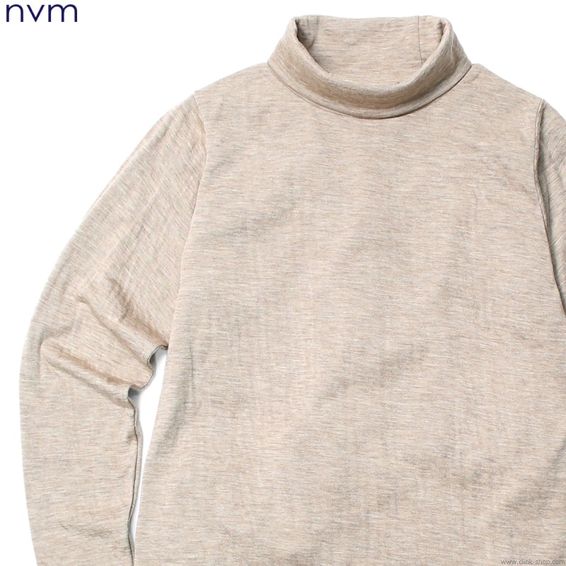 SALE 80��OFF NVM RLX HIGH NECK (BEIGE) [NVM16A-CS02]