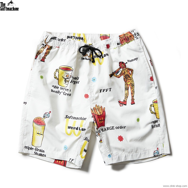 CLINK｜SOFTMACHINE LOVIN'IT SHORTS (WHITE)｜東京・吉祥寺