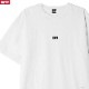 OBEY HEAVYWEIGHT TEE "OBEY BLACK BAR" (WHITE)