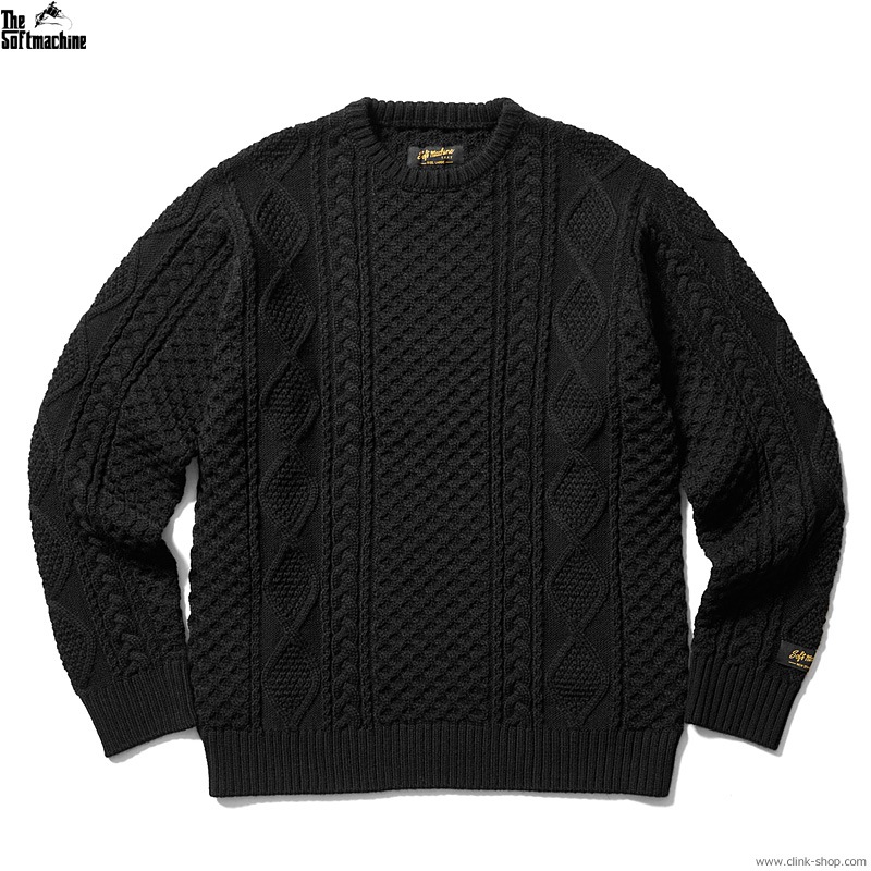 The Softmachine ブラックカーディガン X-Large CLINK｜SOFTMACHINE