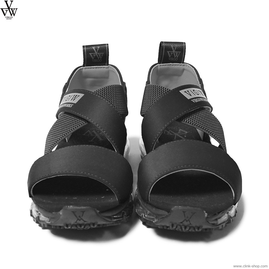 CLINK｜VIRGOwearworks Cross V cushion Sandals [VG-GD-736]｜東京