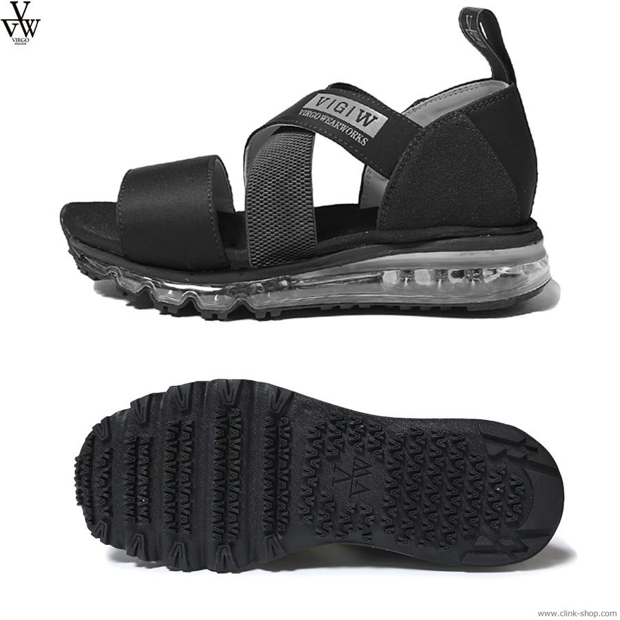CLINK｜VIRGOwearworks Cross V cushion Sandals [VG-GD-736]｜東京