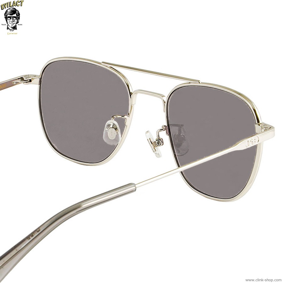 EVILACT EYEWEAR MIAMI - SILVERGRAY CLEAR/SMOKE LENS [EAE24-18-02]