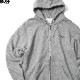 BLUCO HEAVY PILE SWEAT ZIP HOODIE -EMB- (GRAY) [145-13-016]