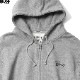 BLUCO HEAVY PILE SWEAT ZIP HOODIE -EMB- (GRAY) [145-13-016]