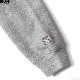 BLUCO HEAVY PILE SWEAT ZIP HOODIE -EMB- (GRAY) [145-13-016]