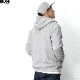 BLUCO HEAVY PILE SWEAT ZIP HOODIE -EMB- (GRAY) [145-13-016]