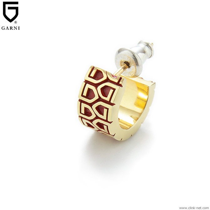 GARNI G LINE UP RING PIERCE (RED) [GP19040]