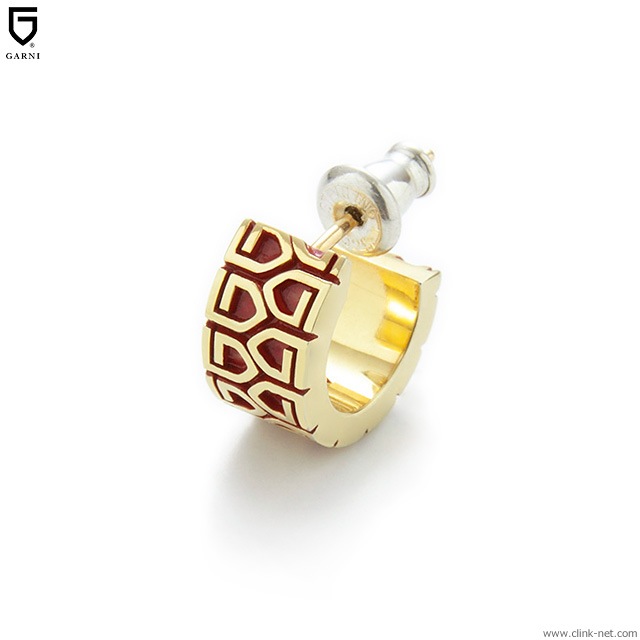 GARNI G LINE UP RING PIERCE (RED) [GP19040]