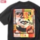 OBEY CLASSIC TEE "OBEY FACE COLLAGE" (BLACK) SHEPARD FAIREY COLLECTION