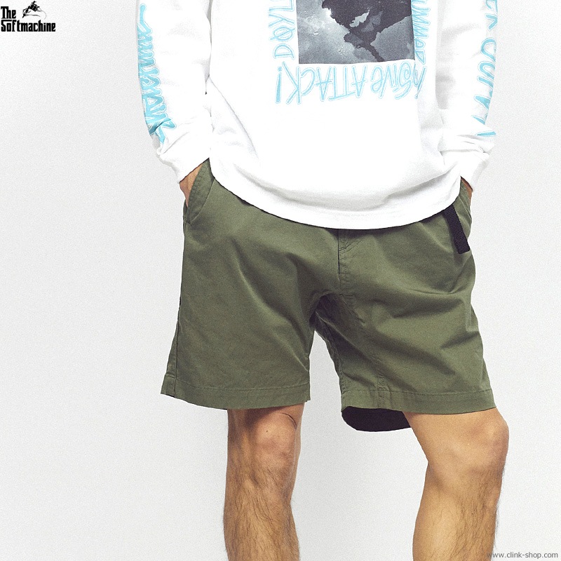 SOFTMACHINE BIVOUAC SHORTS (OLIVE)