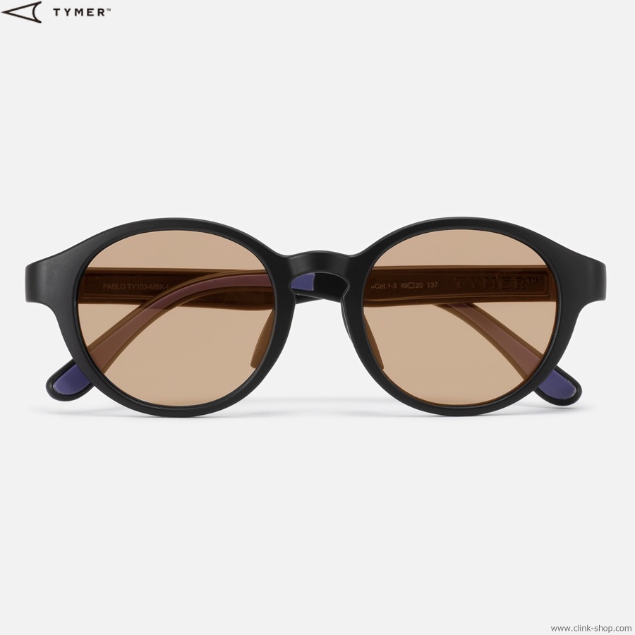 TYMER PABLO (MATT BLACK/LIGHT BROWN) [TY103-MBK-LBR]