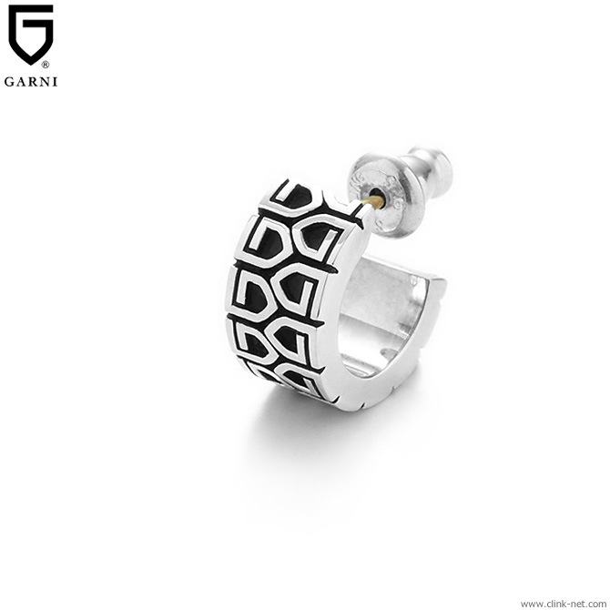 GARNI G LINE UP RING PIERCE (BLACK) [GP19040]