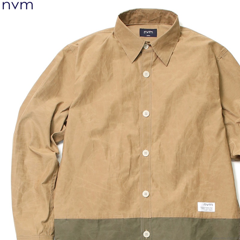 NVM WEATHER COAT (BEIGE��OLIVE) [NVM16A-JK01]