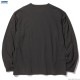 RADIALL FLAGS - CREW NECK POCKET T-SHIRT L/S (INK BLACK)
