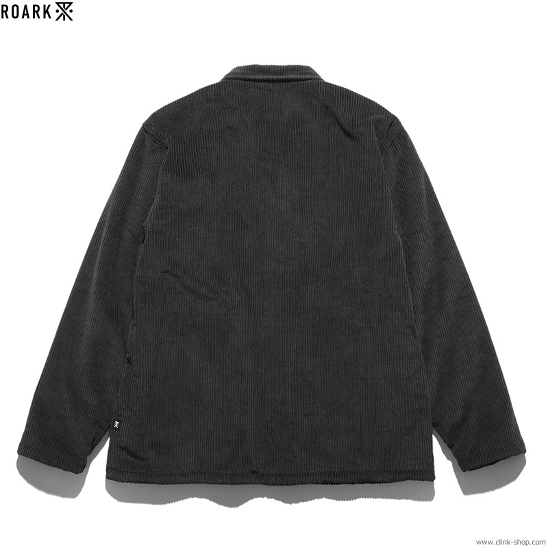 ROARK CORDUROY COACHES JACKET (BLACK)