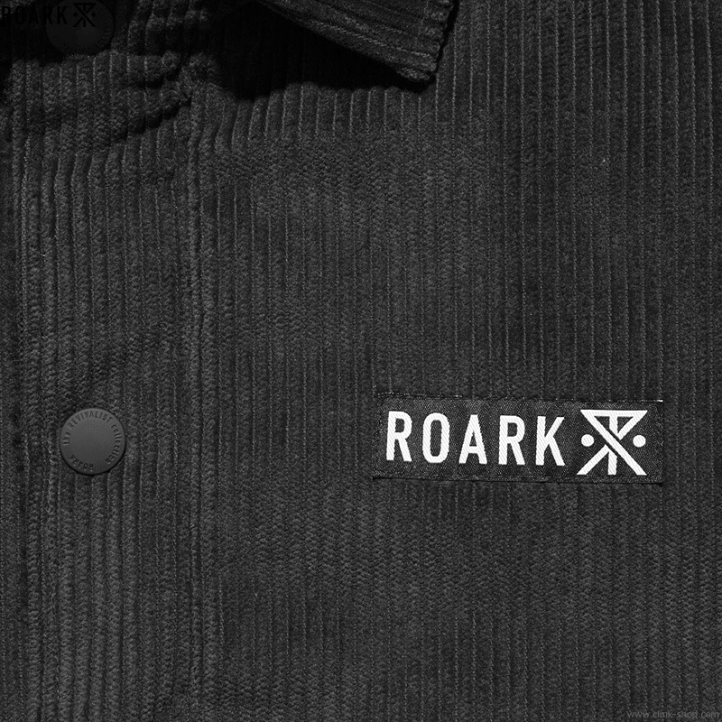 ROARK CORDUROY COACHES JACKET (BLACK)