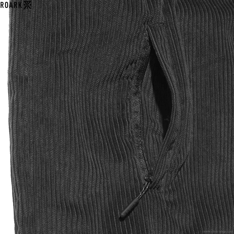 ROARK CORDUROY COACHES JACKET (BLACK)