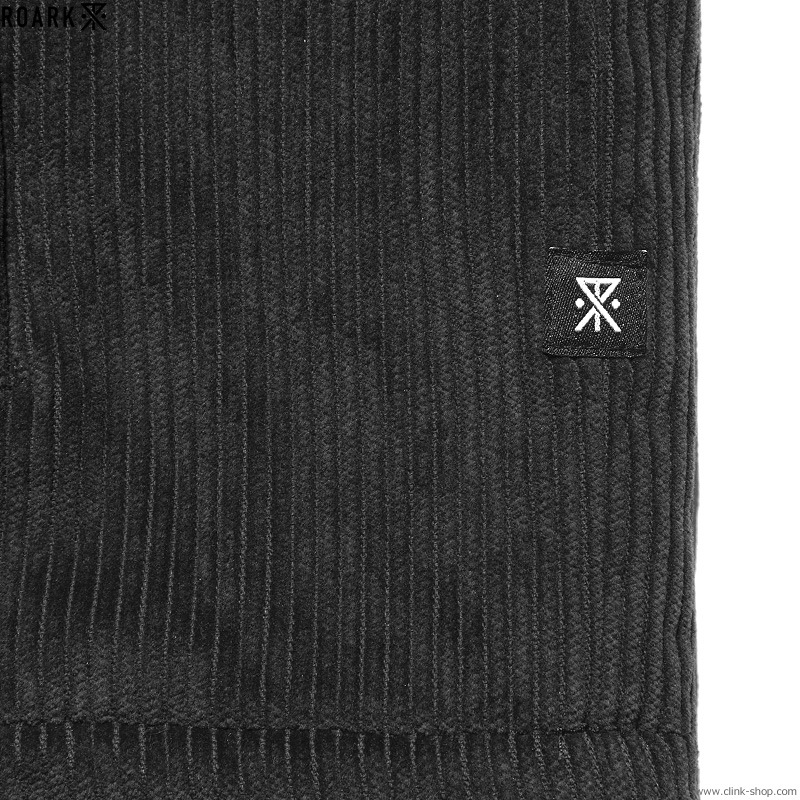 ROARK CORDUROY COACHES JACKET (BLACK)