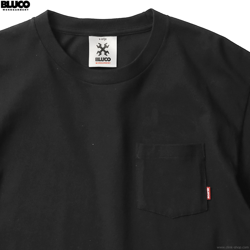 BLUCO 2PAC POCKET TEE (BLACK/WHITE) [OL-700]