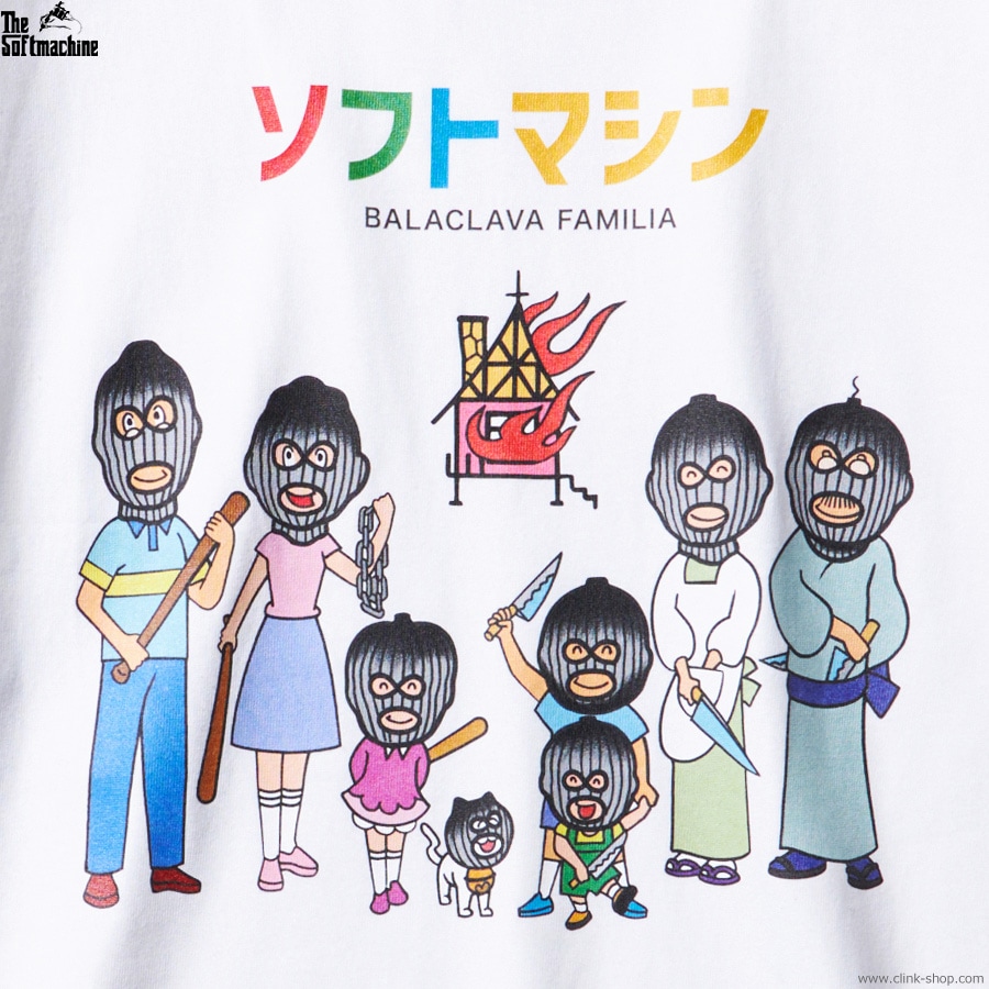 CLINK｜SOFTMACHINE BALACLAVA-T (WHITE)｜東京・吉祥寺