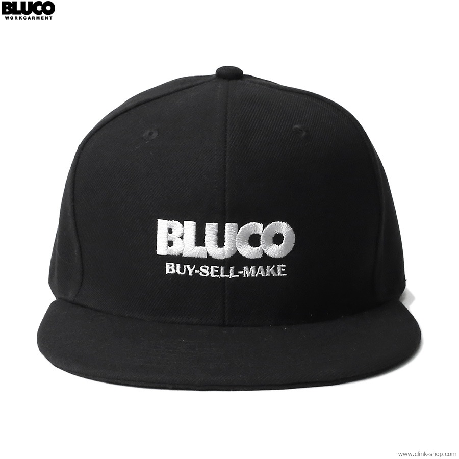 BLUCO 6-PANEL CAP -LOGO- (BLACK) [145-61-019]