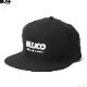 BLUCO 6-PANEL CAP -LOGO- (BLACK) [145-61-019]