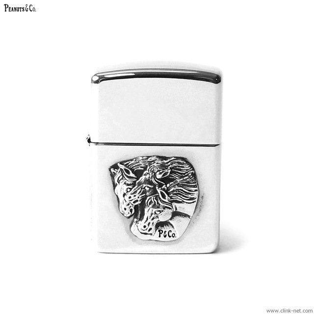 PEANUTS & CO. PHARAOH HORSE ZIPPO (SILVER)