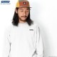 RADIALL FLAGS - CREW NECK POCKET T-SHIRT L/S (SNOW WHITE)