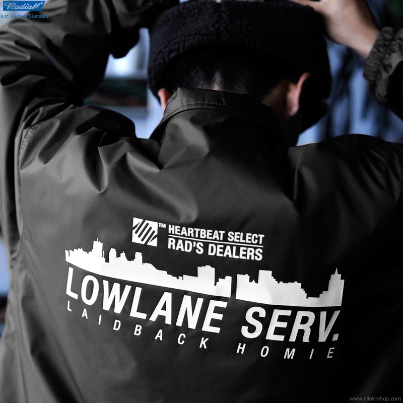 CLINK｜RADIALL LOWLANE - WINDBREAKER JACKET (BLACK) [RAD
