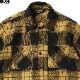 BLUCO OMBRE CHECK FLANNEL SHIRTS (YELLOW) [1147]