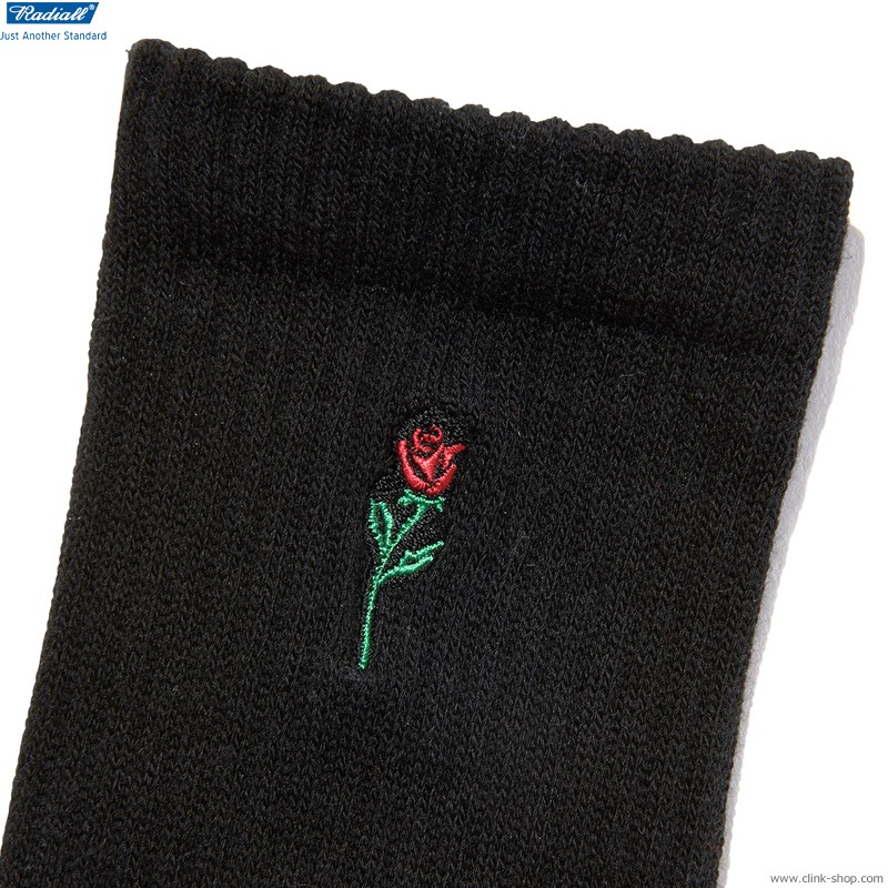 RADIALL ROSE 2PAC SOX LONG (BLACK)