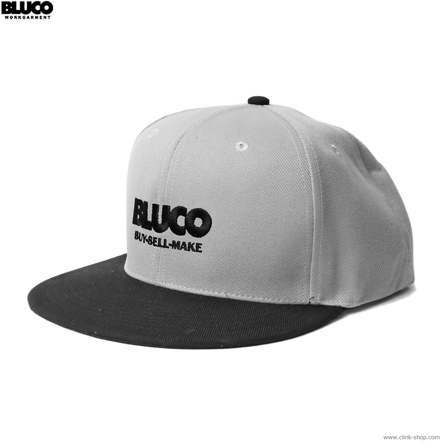 BLUCO 6-PANEL CAP -LOGO- (GRAY) [145-61-019]