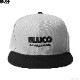 BLUCO 6-PANEL CAP -LOGO- (GRAY) [145-61-019]