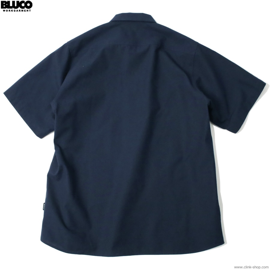 BLUCO STANDARD WORK SHIRT S/S (NAVY) [153-21-108]