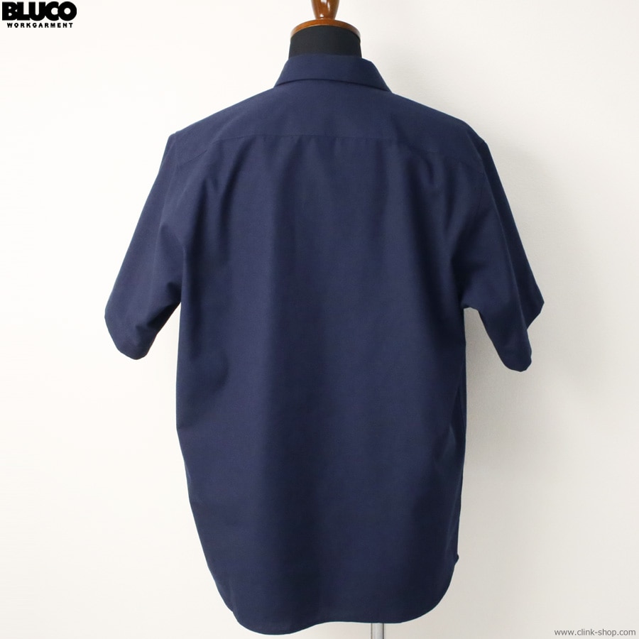 BLUCO STANDARD WORK SHIRT S/S (NAVY) [153-21-108]