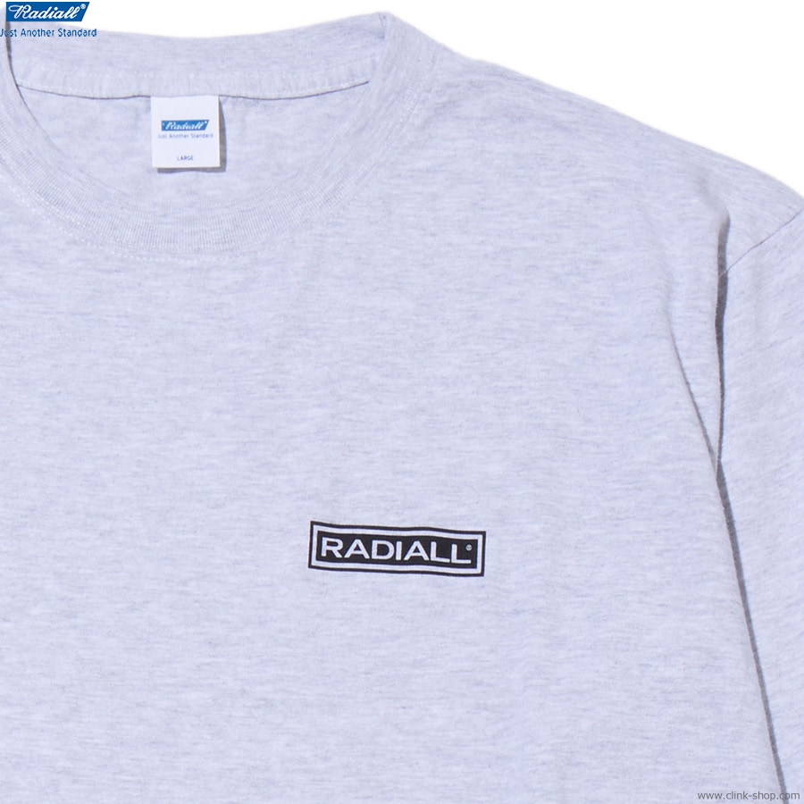 RADIALL GUIDANCE - CREW NECK T-SHIRT L/S (FADED ASH) [RAD-26NYM-CUT001]