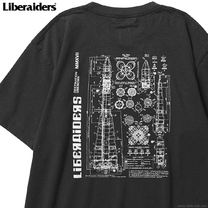 LIBERAIDERS VOSTOK TEE (BLACK) #71604