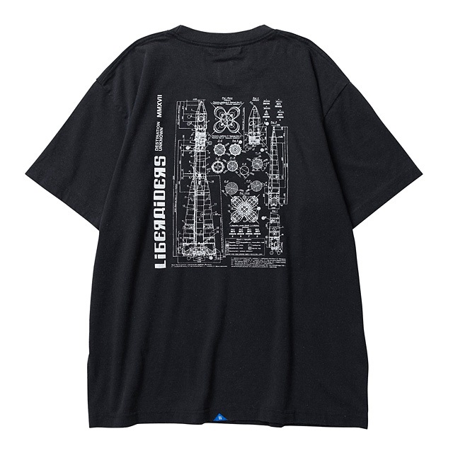 LIBERAIDERS VOSTOK TEE (BLACK) #71604