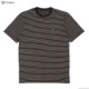 BRIXTON HILT S/S KNIT (BLACK/HONEY/HEATHER GREY)