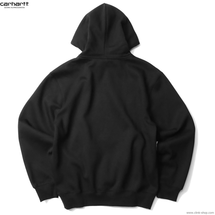 CLINK｜CARHARTT WIP HOODED CARHARTT SWEATSHIRT (BLACK/BLACK)｜東京
