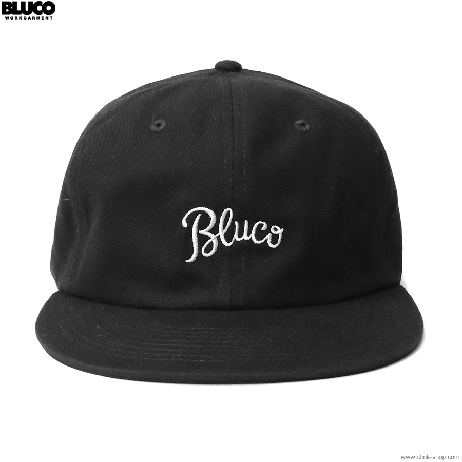 BLUCO 6-PANEL CAP -SCRIPT- (BLACK) [145-61-021]